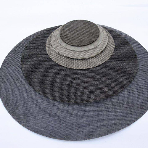 Black wire cloth disc Disco de pano de fio preto